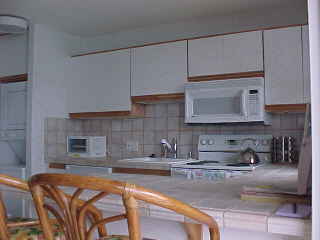 Kitchen from Lanai Doorway